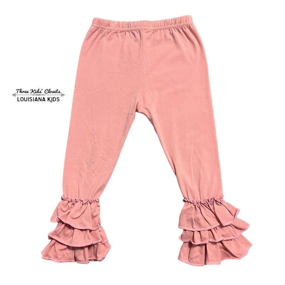 Royal Roe 3T Pink Tiered Ruffle Pants
